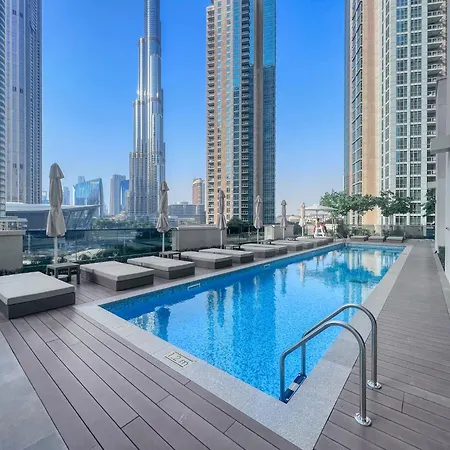 Downtown Dubai- 2Br Apartment In Act Towers Exterior photo